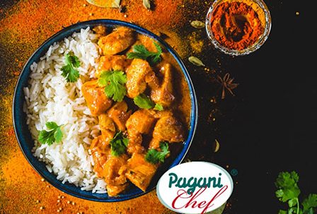 Receta pollo al curry con arroz marinada La Orientale